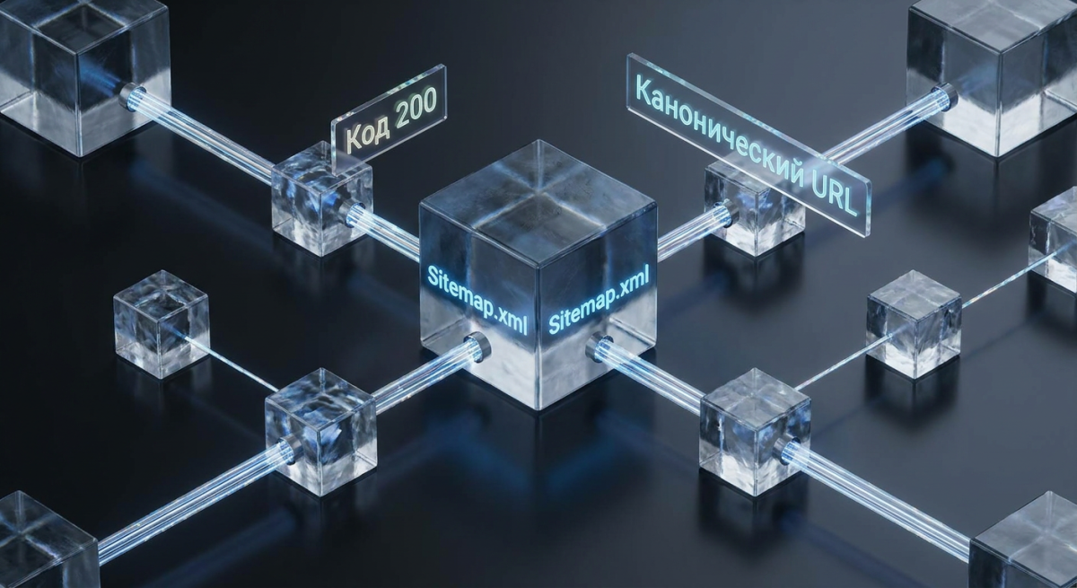 3D схема архитектуры сайта и файла sitemap