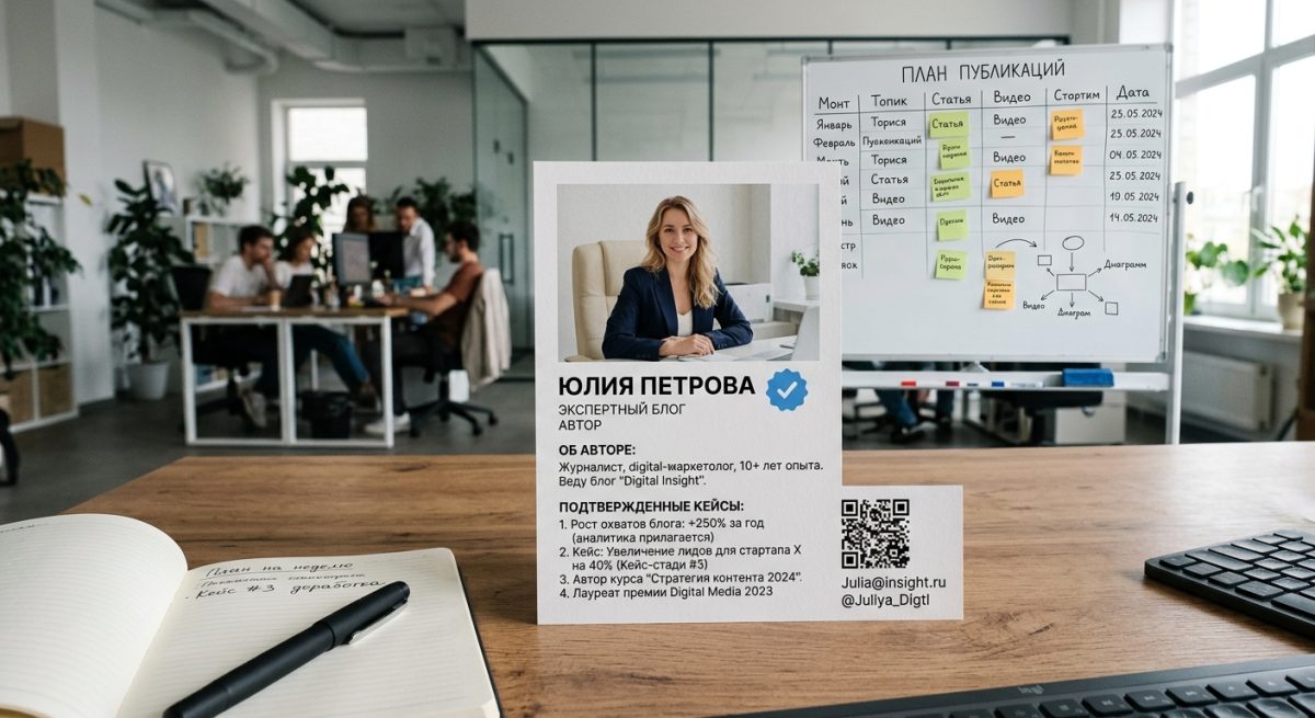 Внедрение блоков авторства и подтверждение экспертизы E-E-A-T